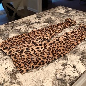 Leopard print pants